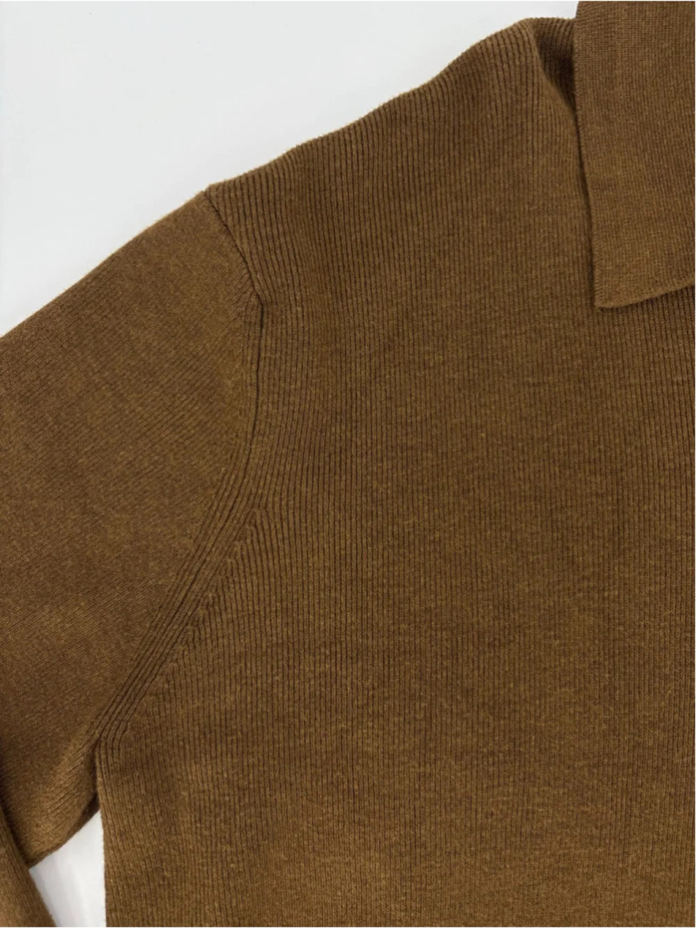Men's Hickey Freeman Chocolate Brown 1/4 Quarter Zip Pullover Knit Sweater XL